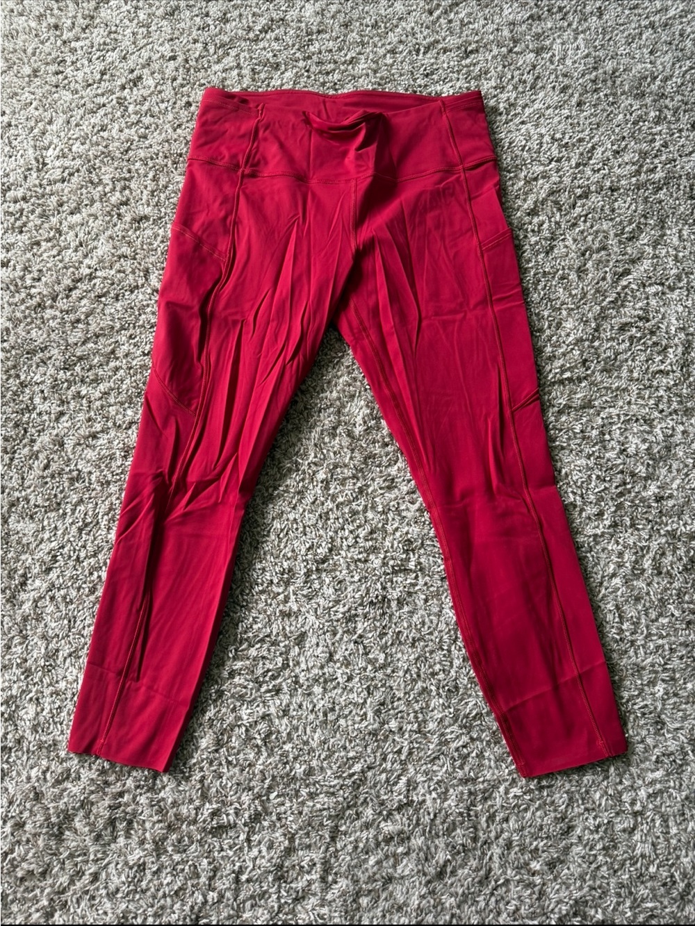 lululemon athletica Red High-Rise Leggings
